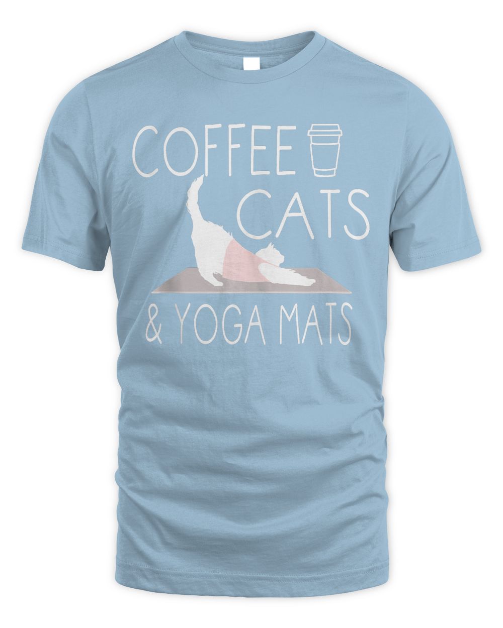 coffee, cats & yoga mats - funny gifts  yoga instructor