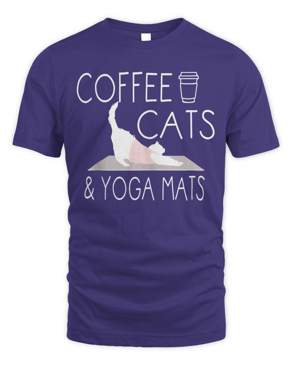 coffee, cats & yoga mats - funny gifts  yoga instructor