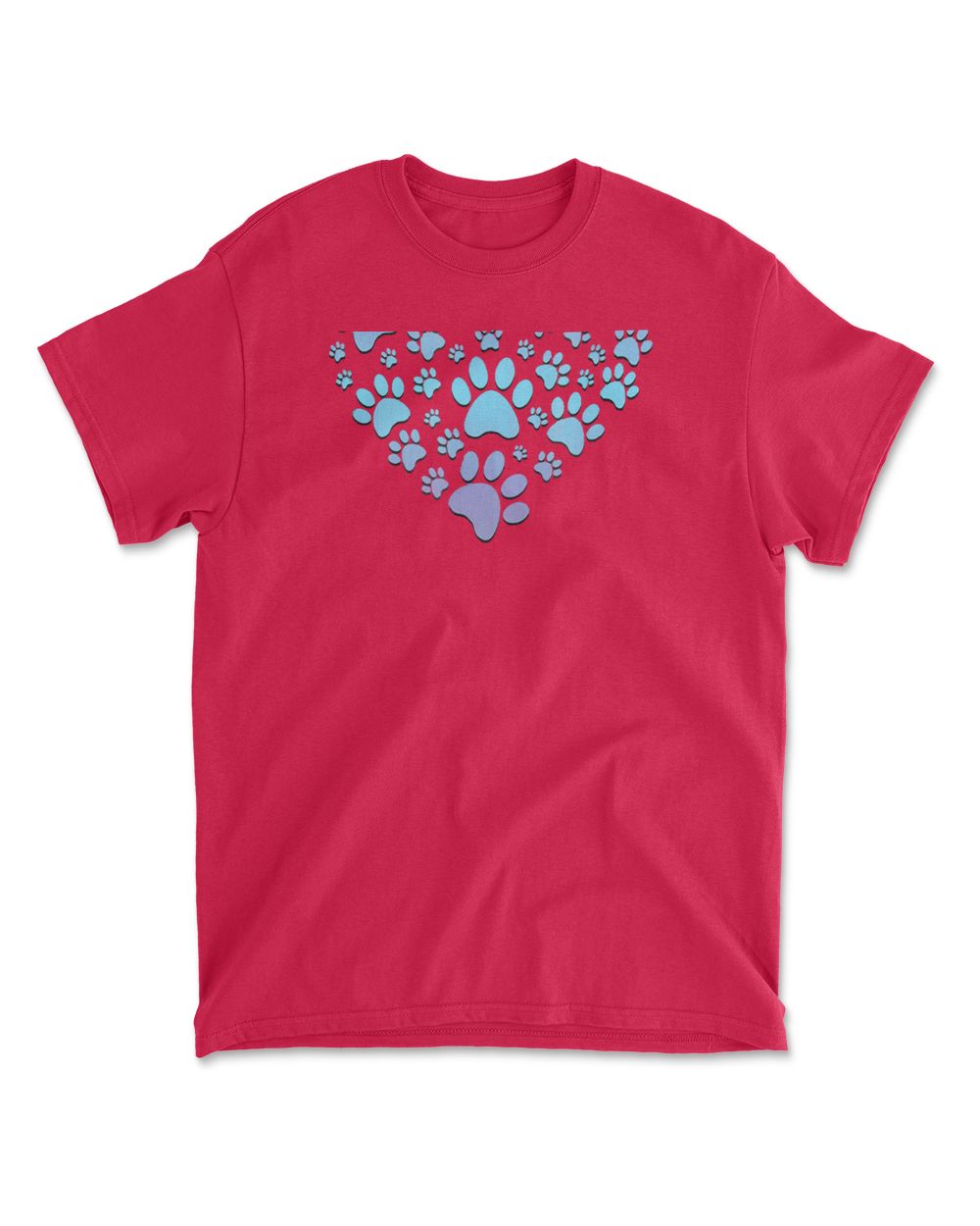 Paw Print Heartbeat  Love Dogs