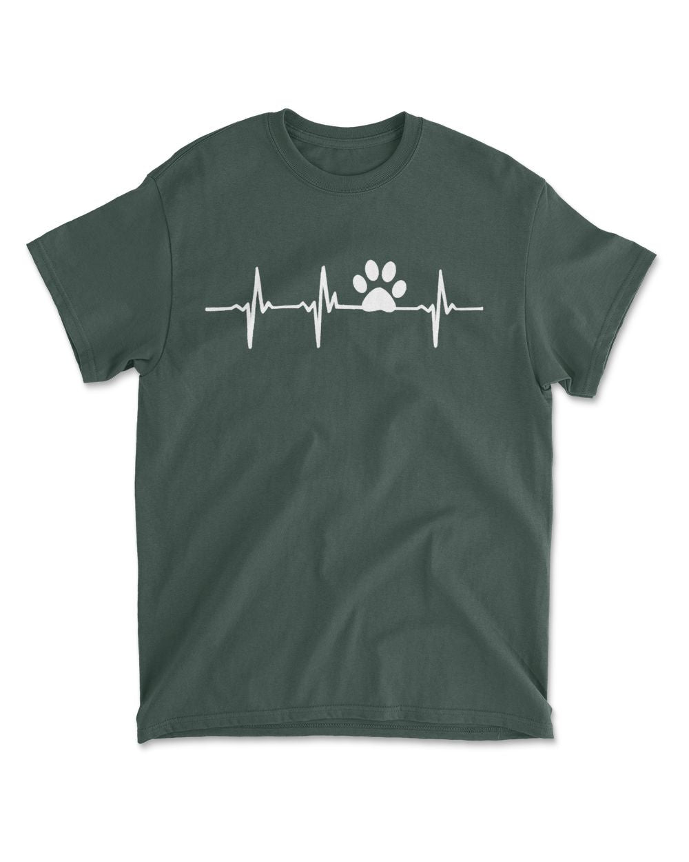 Paw Print Heartbeat Veterinarian Vet Tech