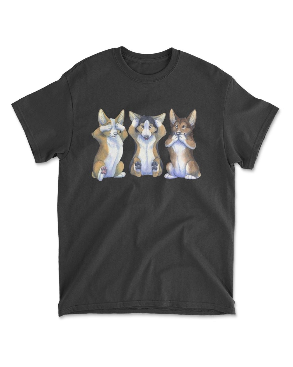 not found unheard does not say with corgi dog