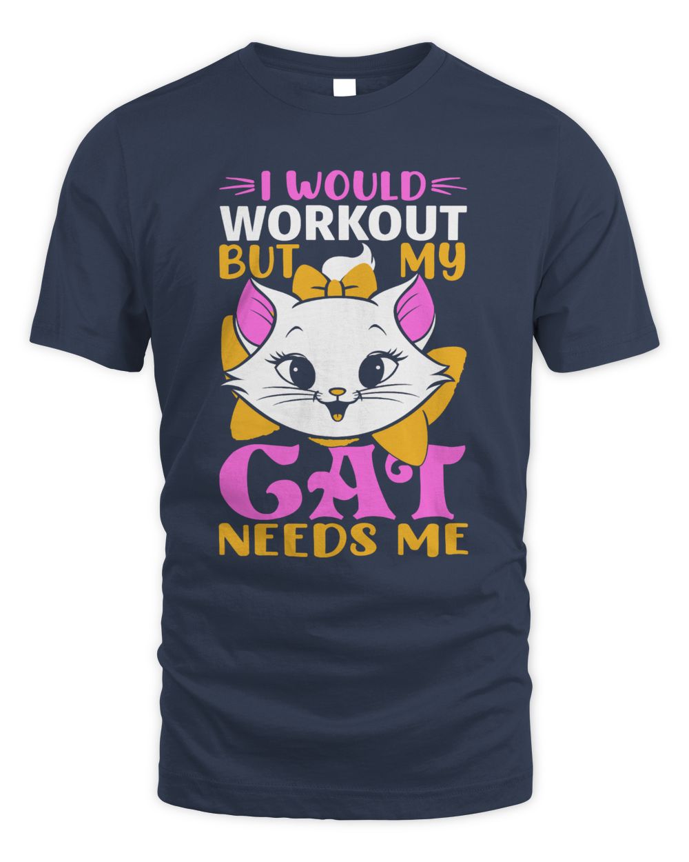 I would workout but my cat needs me