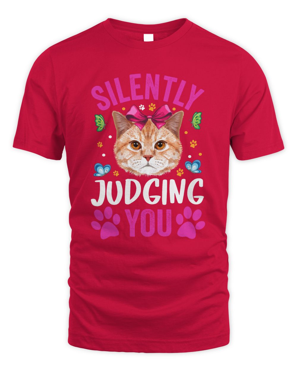 Silently judging you